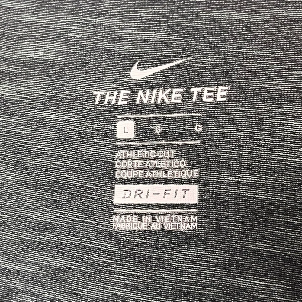 Nike Women's Heather Green Swoosh Dr-Fit Short Sleeve Tee Athletic Wear Large